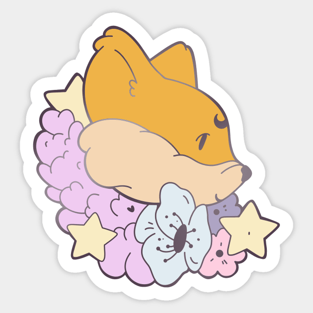 Spring Fox Sticker by Four Seasons Fox